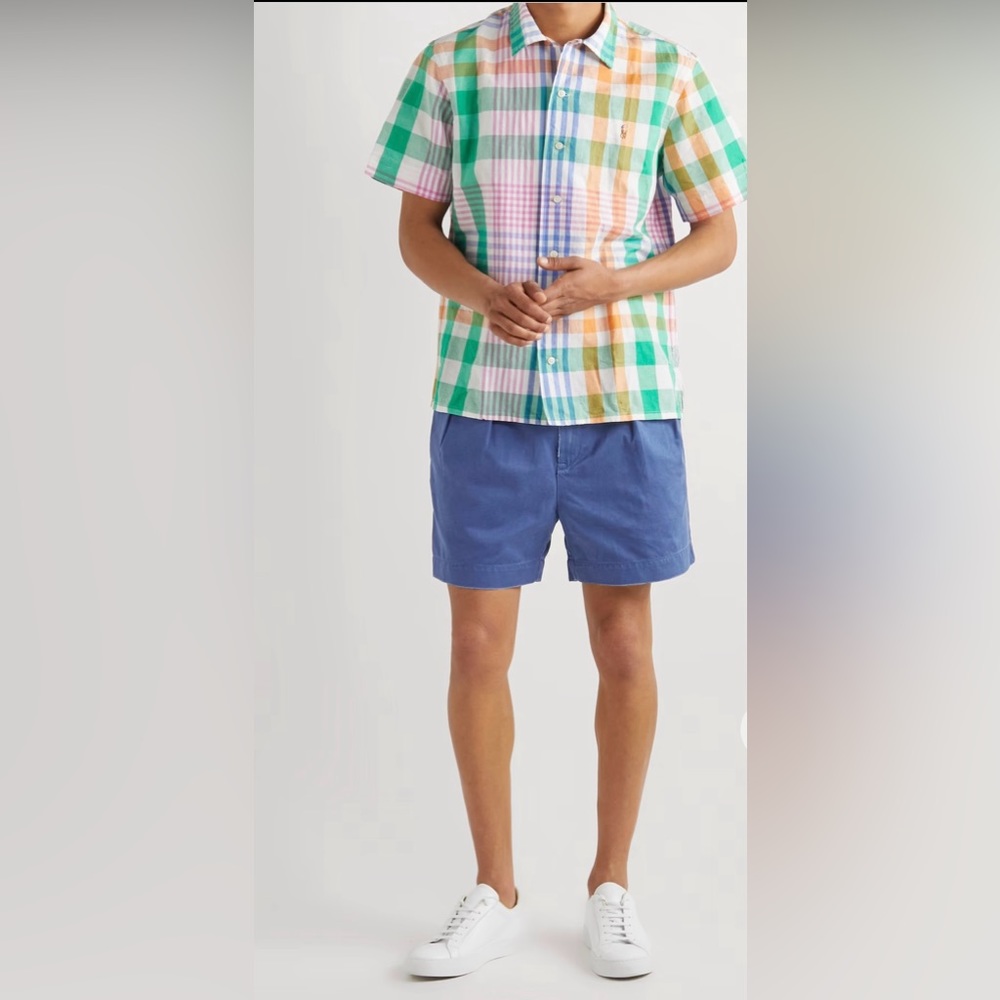 Polo Ralph Lauren‎ chino mens blue shorts size 38